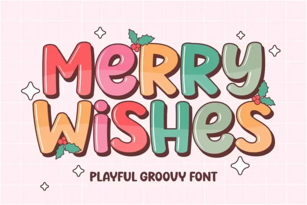 Merry Wishes - Christmas Font