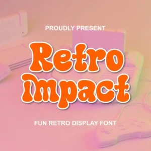 Retro Impact Christmas Font