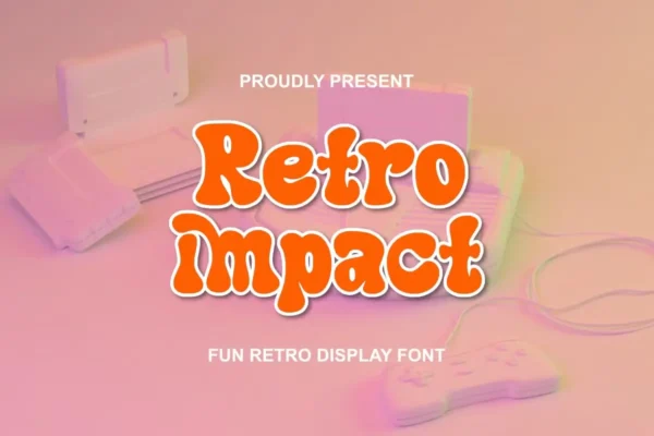 Retro Impact Christmas Font