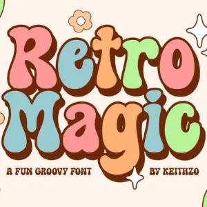 Retro Magic- Christmas Font