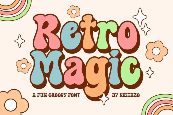 Retro Magic- Christmas Font