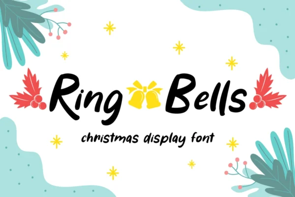 Ring Bells Christmas Font