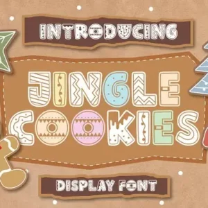 Jingle Cookies - Christmas Font