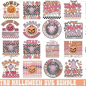 Retro Spooky SVG Bundle