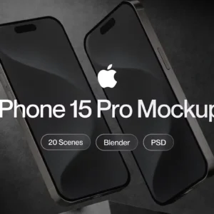 Apple iPhone 15 Pro Mockup