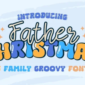 Groovy Father Christmas Font