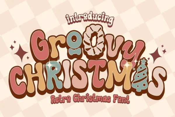 Groovy Christmas Font