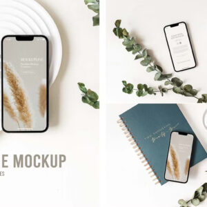 Minimal iPhone Mockup Set