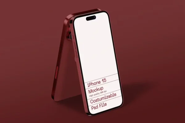 iPhone 15 Mockup - Image 2