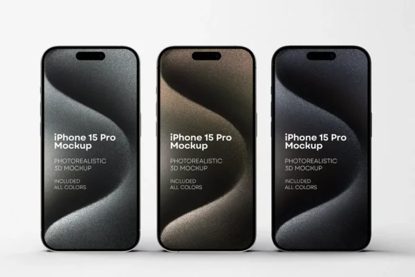 iPhone 15 Pro Mockup