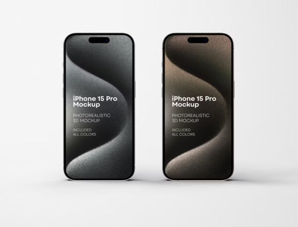 iPhone 15 Pro Mockup - Image 3