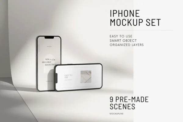 iPhone Mockup Set