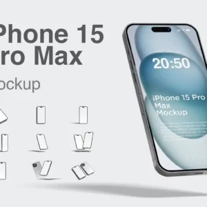 iPhone 15 Pro Max Mockup