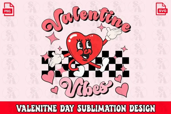 Valentine Vibes Design svg png