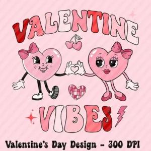 Valentine's Day vibes svg png design