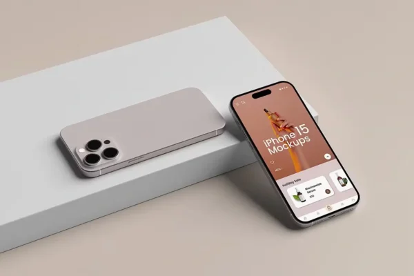 iPhone 15 Mockup Template - Image 4