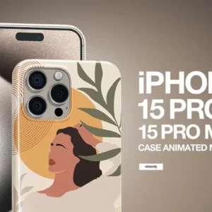 iPhone 15 Pro Case Animated Mockup