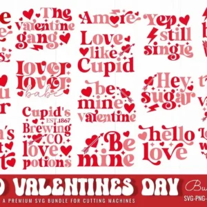 Boho Valentines Day SVG