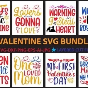 Valentine svg quotes bundle