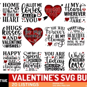 Valentine's Day Svg Bundle