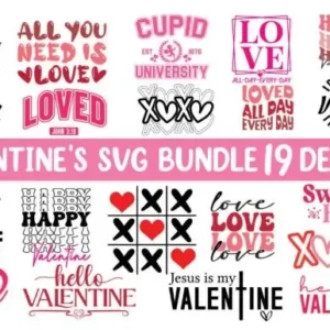 Valentine's SVG Bundle