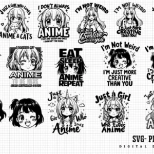 I Only Care About Anime Anime Lovers Svg