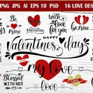 Love SVG Quote Valentine's SVG