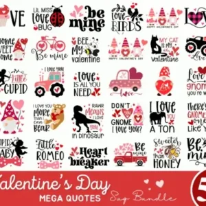 Valentine's SVG Bundle, Love Big Bundle