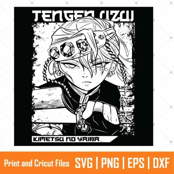 Uzui Tengen Anime SVG