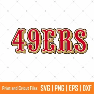 49Ers Fonts Sports SVG