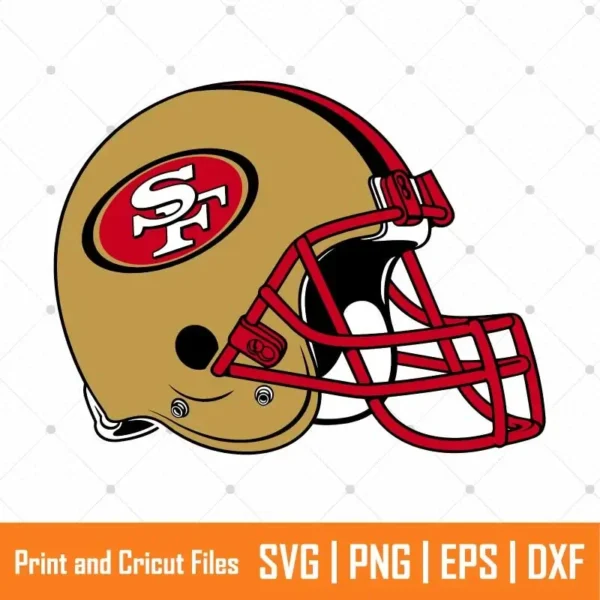 49 Ers Helmet Sports SVG