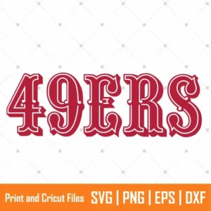 49Ers Mascot Sports SVG