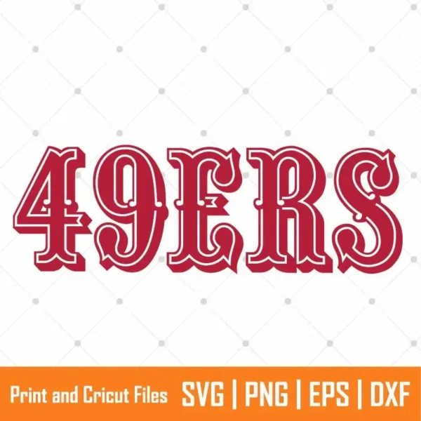 49Ers Mascot Sports SVG