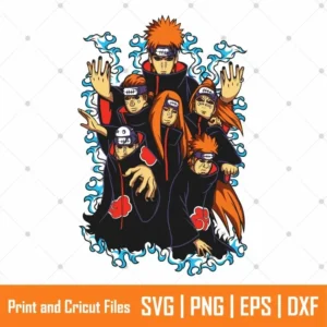 Akatsuki Naruto Anime SVG