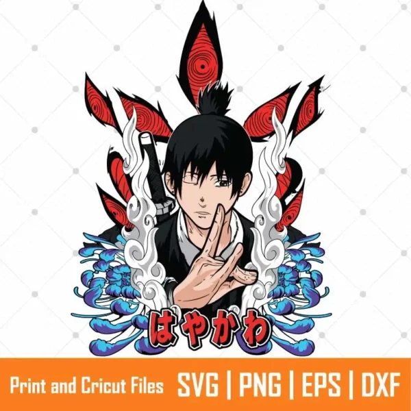 Aki Chainsaw Anime SVG