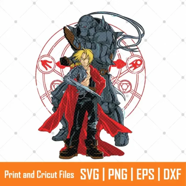 Alphonse Elric Anime SVG