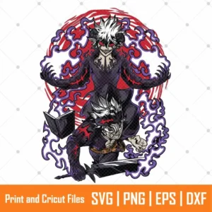 AAsta Devil Anime SVG