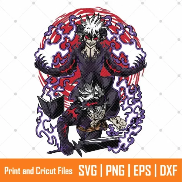 AAsta Devil Anime SVG