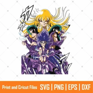 Athena Saint Seiya Anime SVG