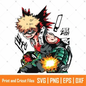 Bakugo Character Anime SVG