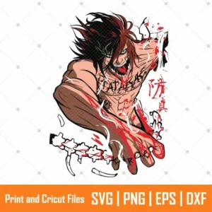 Beast Attack on Titan Anime SVG