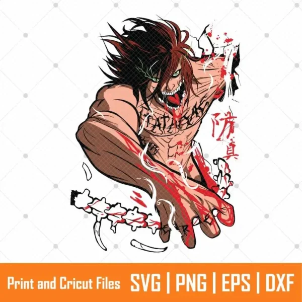 Beast Attack on Titan Anime SVG