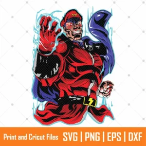 Bison Fighter Anime SVG