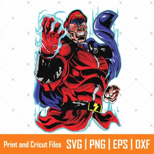 Bison Fighter Anime SVG
