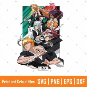Bleach Characters Anime SVG