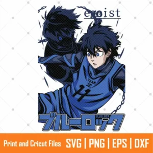 Blue Yoichi Anime SVG
