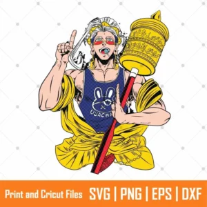 Buddha Anime SVG