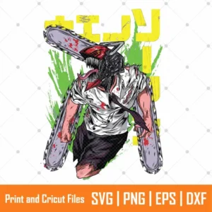 Chainsaw Anime SVG