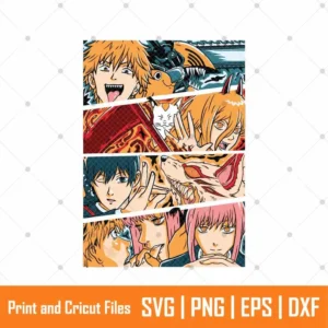 Chainsaw Character Anime SVG
