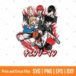 Chainsaw Man Anime SVG